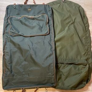 Bundle: Vintage Military & Leather Travel Garment Bags